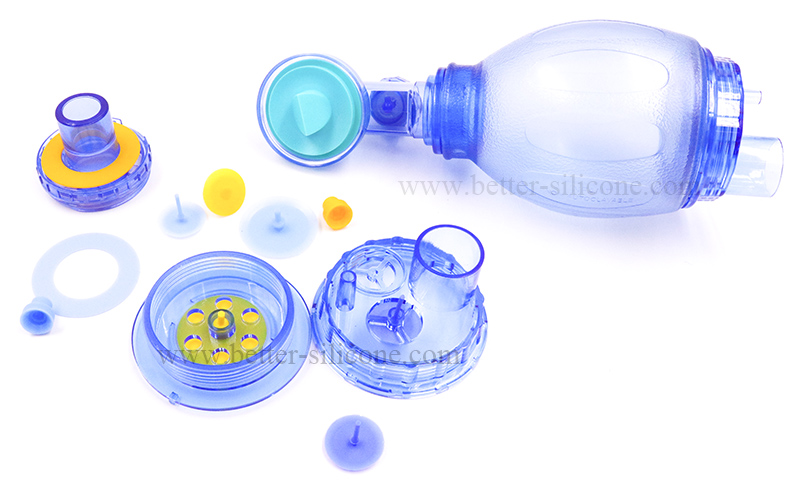 Silicone Rubber Umbrella Valve Manual Resuscitator Parts