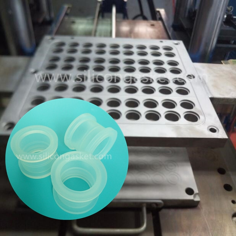 Molded silicone bushing