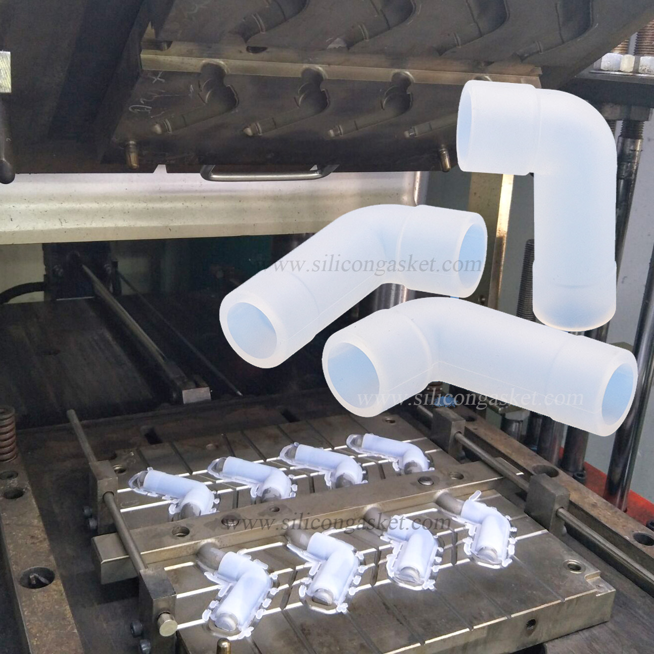 Molded Silicone Elbow