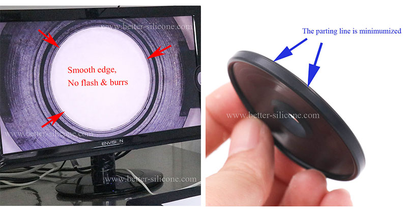 Fluorosilicone Rubber Intricate O-Ring Seal 