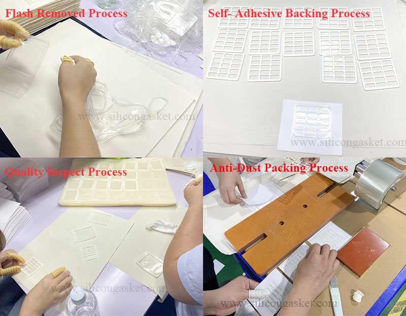 Self-adhesive Backing Silicone Cover
