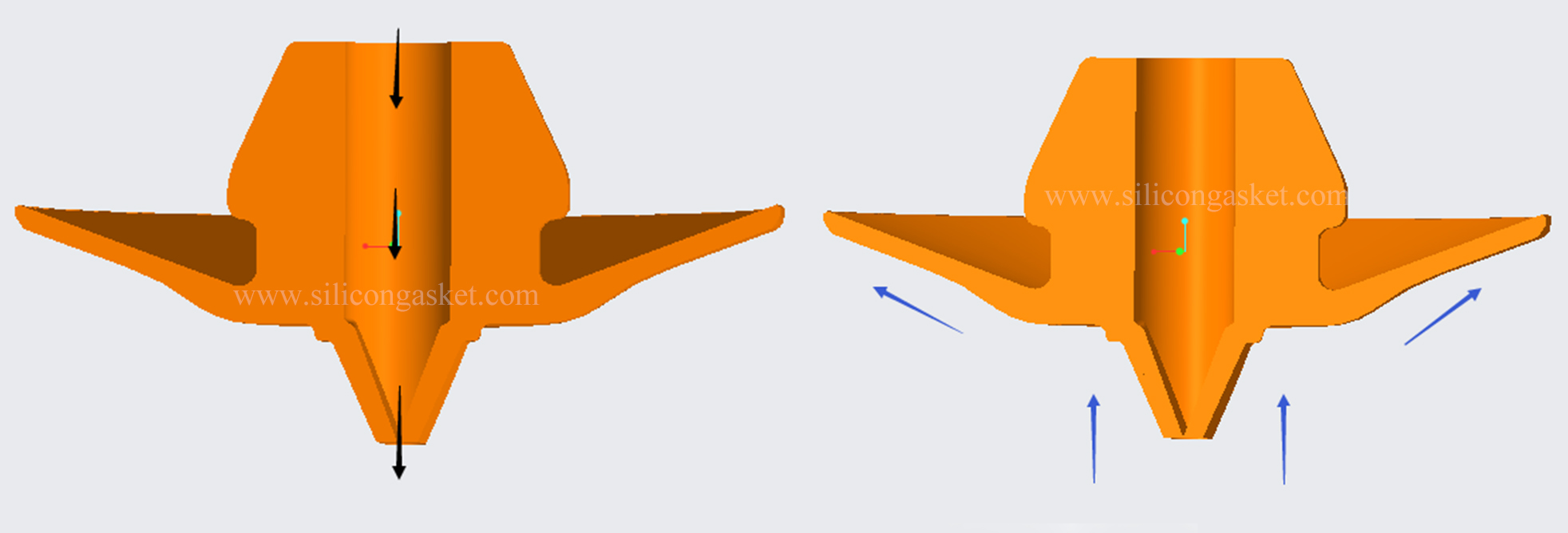 duckbill umbrella valve working principle