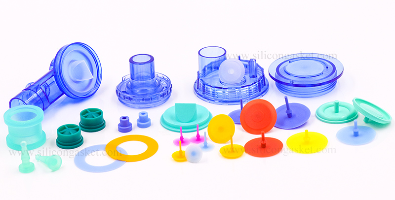 Miniature one way silicone valve