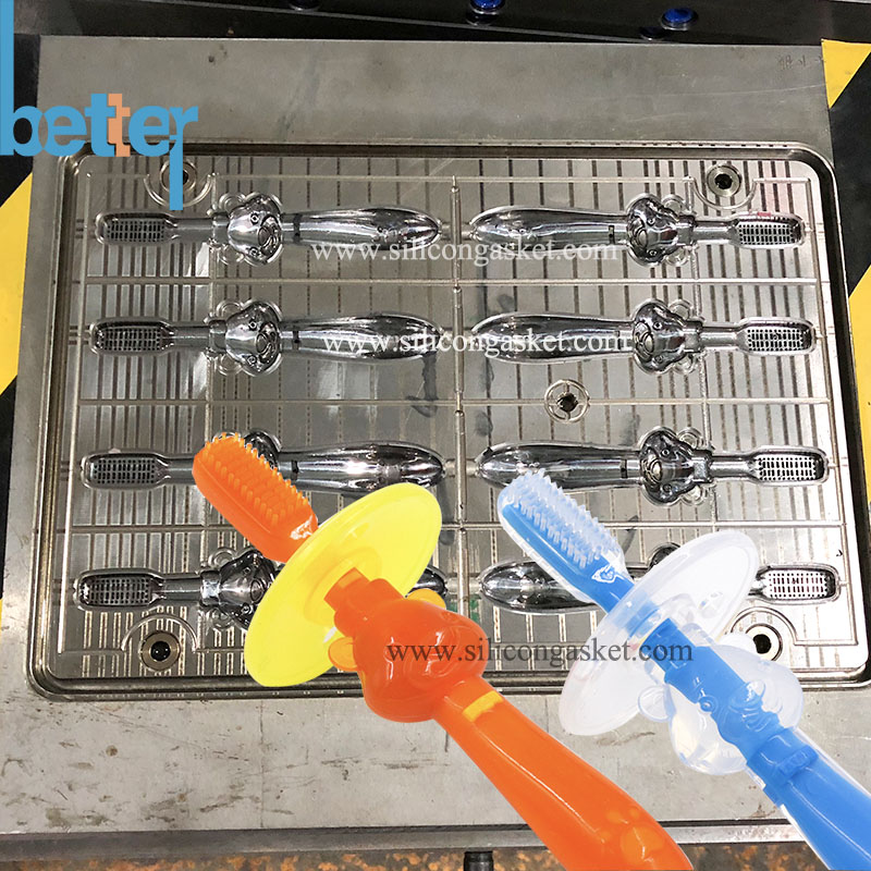 silicone baby toothbrush